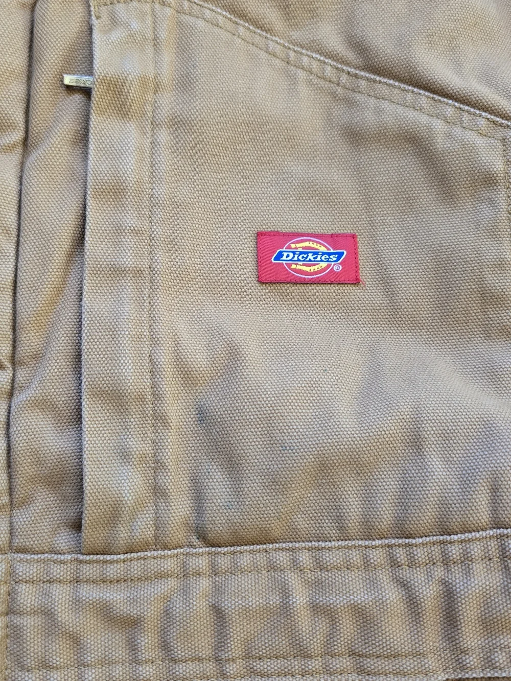 Vintage Y2K Dickies Insulated Coveralls Men's L Tall Brown Duck Workwear